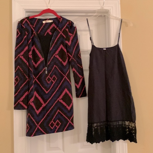 🌿 2/$25!! 2-piece outfit. Lightweight Swtr Dress & Slip looks GREAT w/ boots!!! - Picture 2 of 12